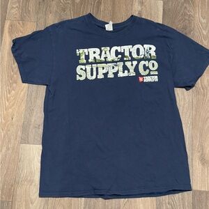 Gildan Tractor Supply Co. Blue Large Unisex Shirt
